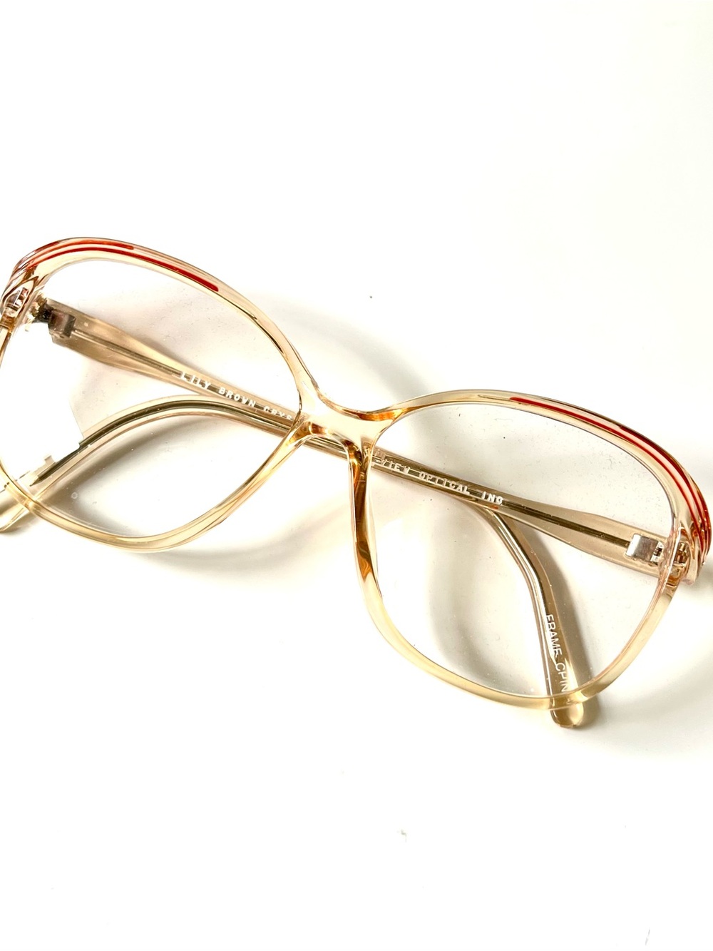 Vintage 70-80s Optical Lucite Frames